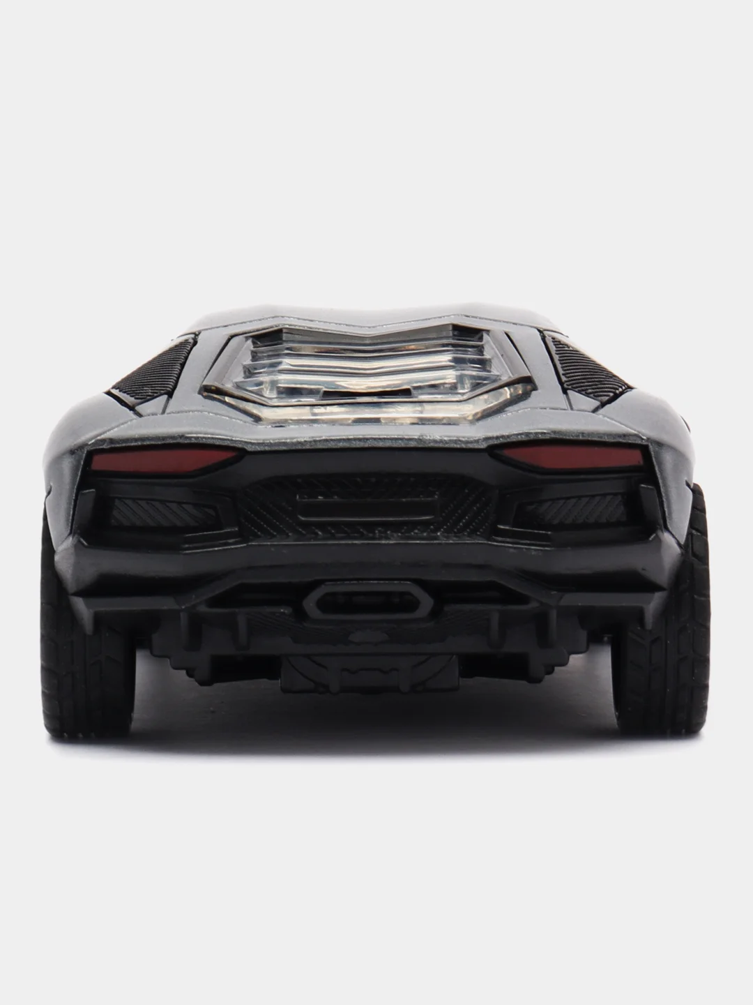 Серый металлическая коллекционная машинка Lamborghini Aventador