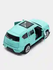 Голубой металлическая коллекционная машинка Lexus Lx600