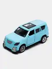 Голубой металлическая коллекционная машинка Nissan Raptor