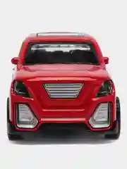 Красный металлическая коллекционная машинка Nissan Raptor