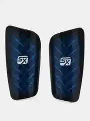 Синий щитки футбольные, под гетры, для защиты голени, синие, SportoX