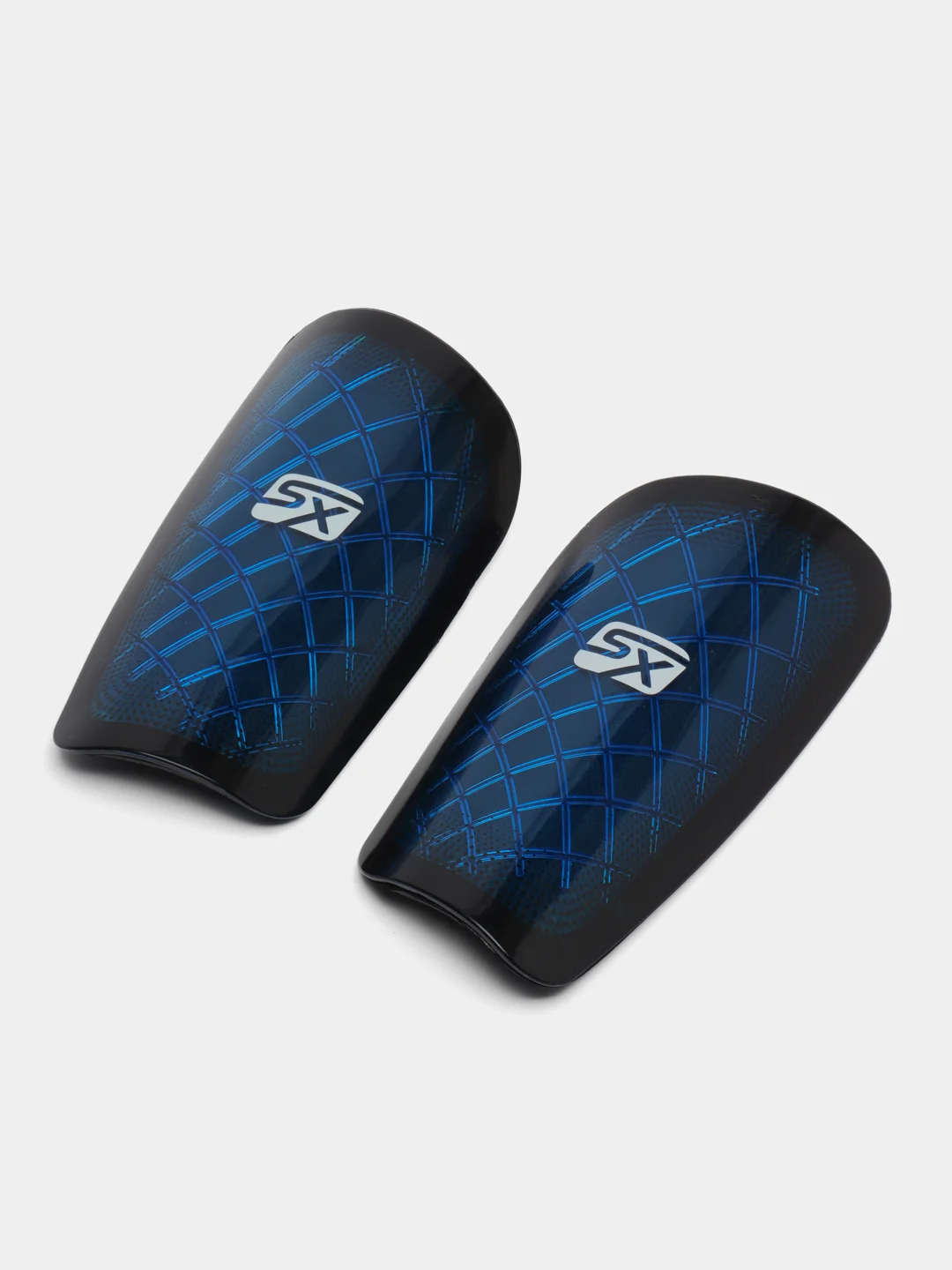 Алый щитки футбольные, под гетры, для защиты голени, синие, SportoX