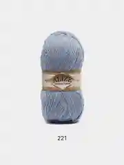 Синий меланж пряжа Alize Angora Gold, 20% Шерсть 80% Акрил, 100 г, 550 м (часть 1)