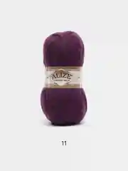 Фиолетовый пряжа Alize Angora Gold, 20% Шерсть 80% Акрил, 100 г, 550 м (часть 1)