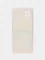 Голубой силиконовый чехол на Itel S23 (Ител S23), прозрачный, с рисунком, защита камеры