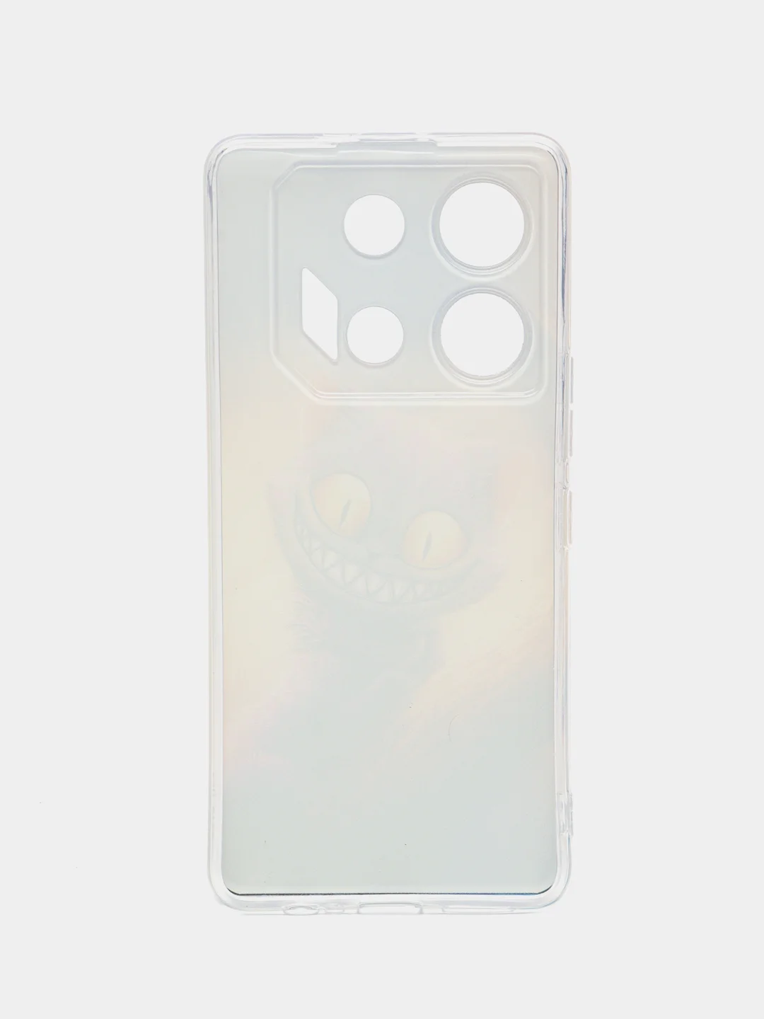 Индиго силиконовый чехол на Infinix GT 10 Pro (Инфиникс GT 10 Про), с рисунком, защита камеры