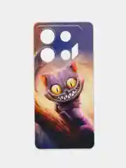 Индиго силиконовый чехол на Infinix GT 10 Pro (Инфиникс GT 10 Про), с рисунком, защита камеры