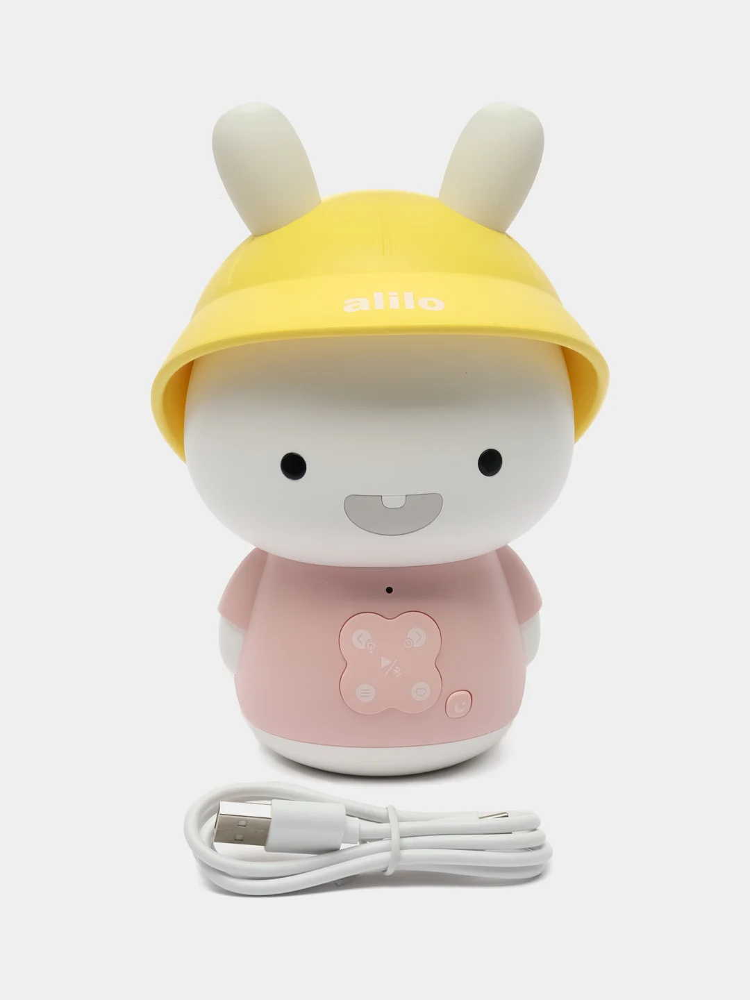 Розовый музыкальная обучающая игрушка Зайка-Кроха alilo G9 для детей. Bluetooth, сказки, песенки
