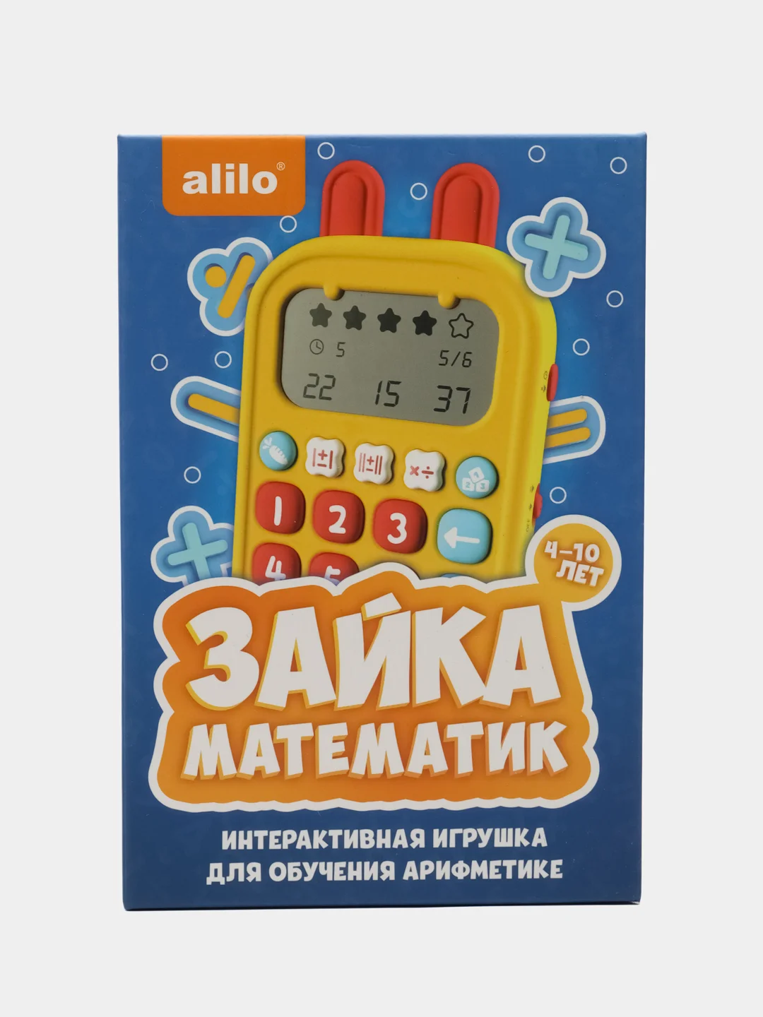Интерактивная обучающая игрушка alilo Зайка-Математик для детей