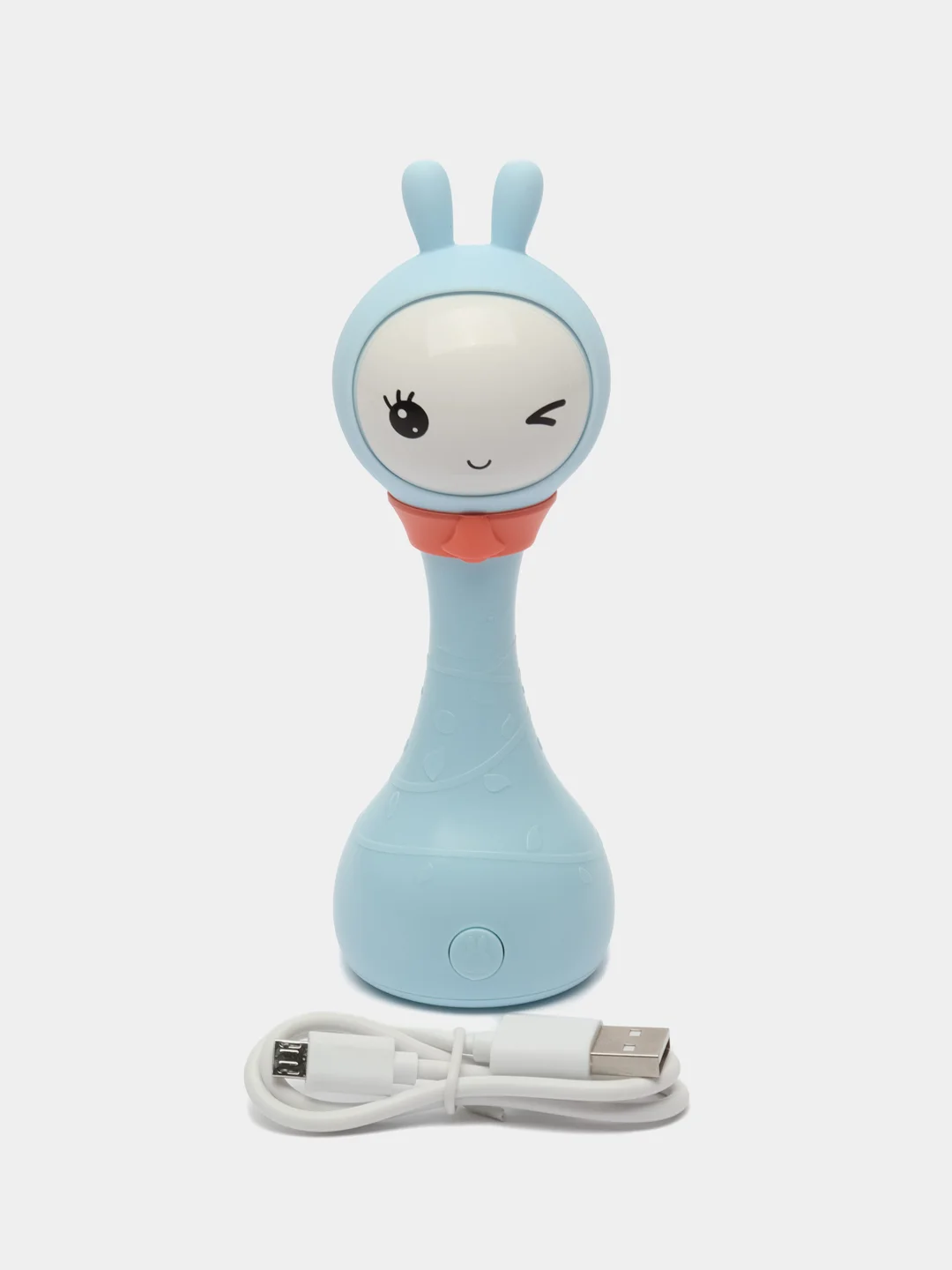 Синий интерактивная музыкальная игрушка Умный зайка alilo R1+Yoyo.Погремушка