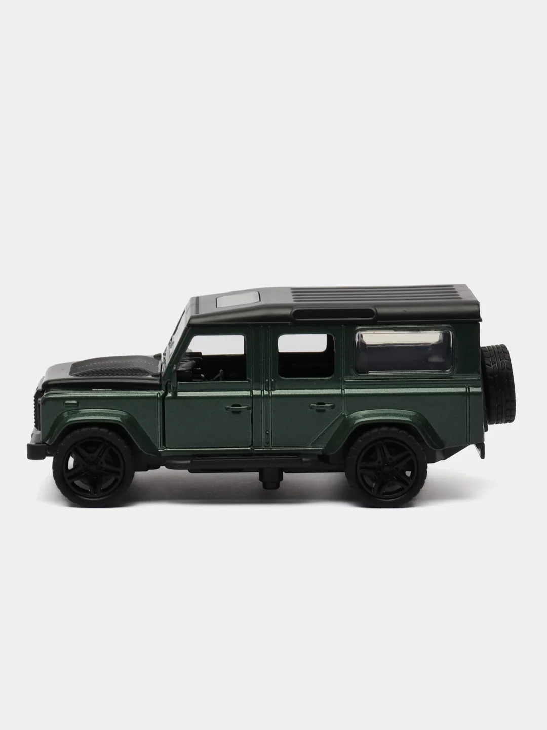 Зеленый металлическая коллекционная машинка Land Rover