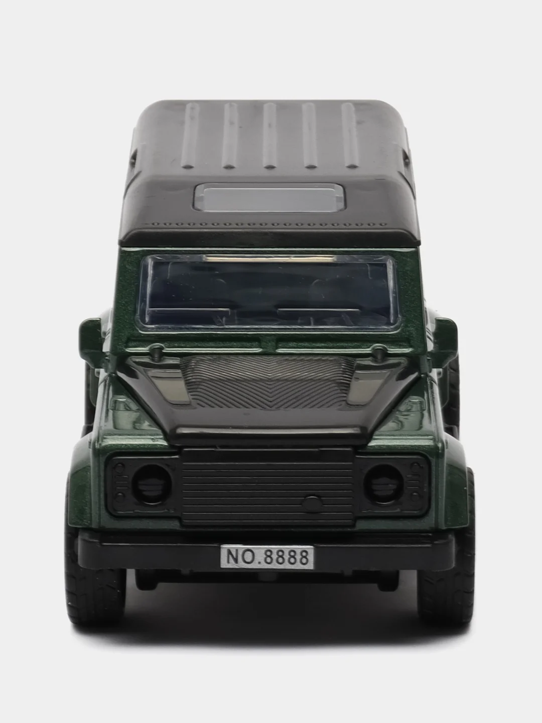 Зеленый металлическая коллекционная машинка Land Rover