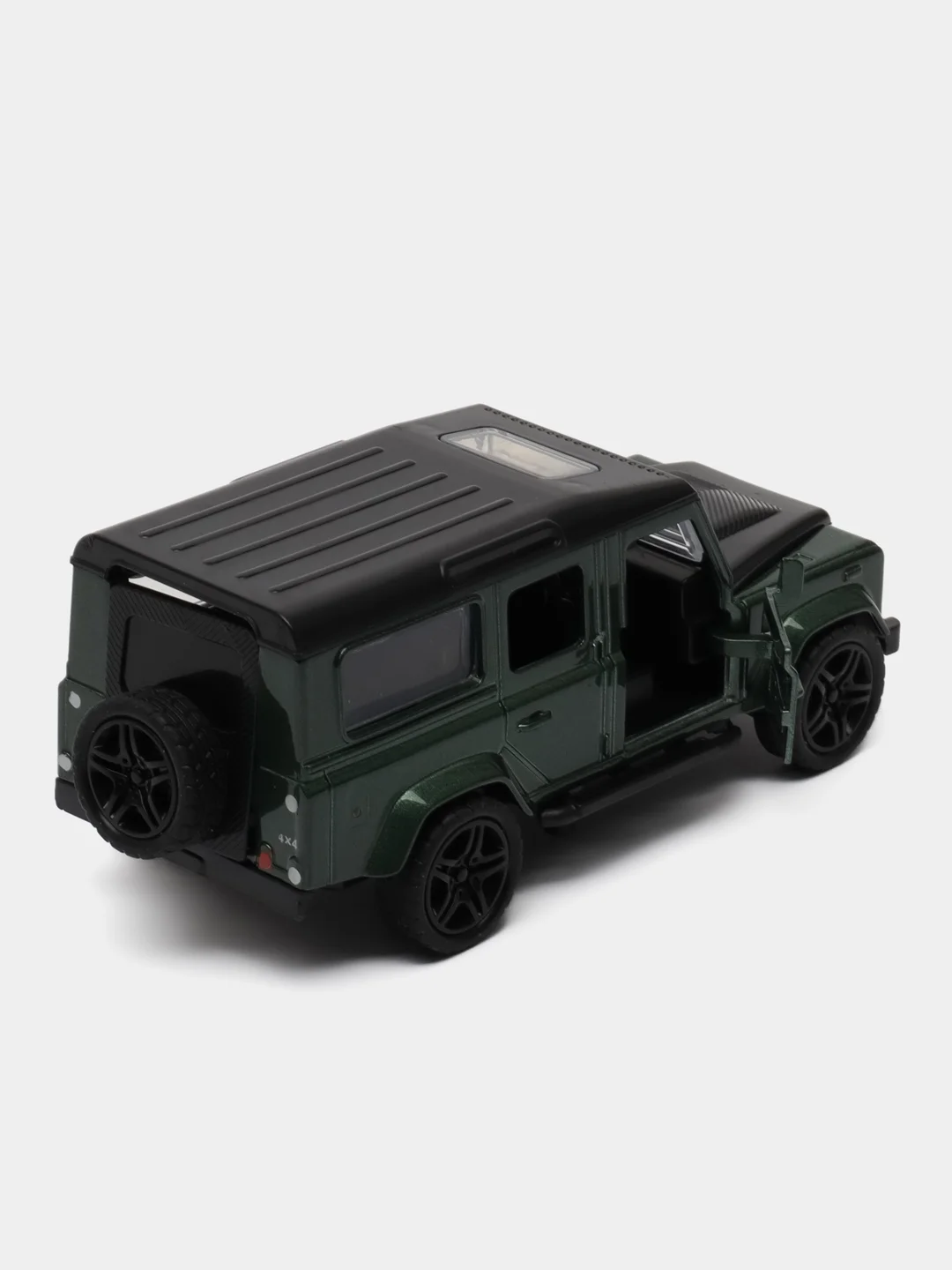 Зеленый металлическая коллекционная машинка Land Rover