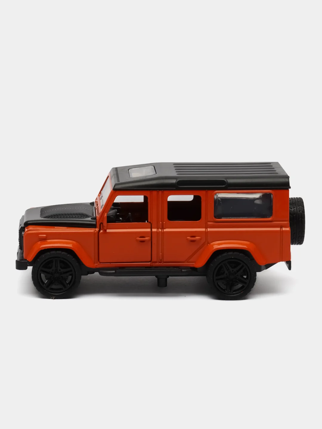 Оранжевый металлическая коллекционная машинка Land Rover