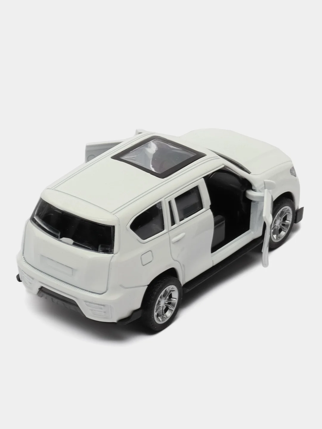 Белый металлическая коллекционная машинка Lexus Lx600