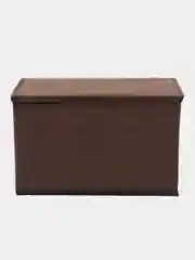Фиолетовый кофр для хранения вещей, игрушек, белья, короб с крышкой, ящик для автомобиля и комнаты