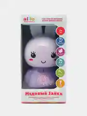 Розовый музыкальная обучающая игрушка Медовый зайка alilo G6+. Bluetooth, сказки, песенки