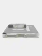 Хром силиконовый чехол на Xiaomi 14 Pro (Сяоми 14 Про), прозрачный, с рисунком, защита камеры
