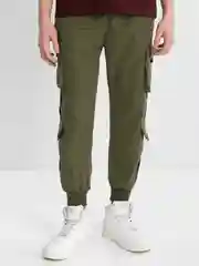 Зелёный хаки спортивные штаны