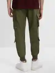 Зелёный хаки спортивные штаны