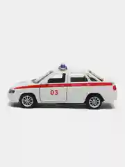 Белый металлическая коллекционная машинка Lada (ВАЗ) 2110