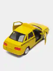 Белый металлическая коллекционная машинка Lada (ВАЗ) 2110