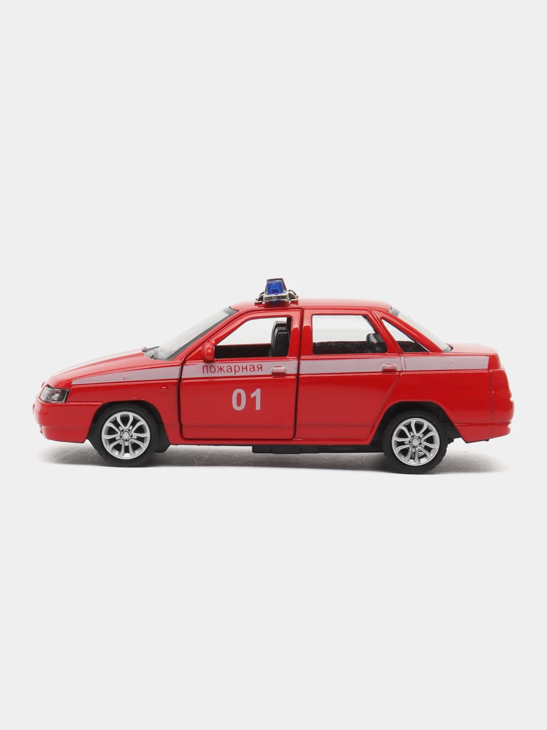Красный металлическая коллекционная машинка Lada (ВАЗ) 2110