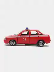 Красный металлическая коллекционная машинка Lada (ВАЗ) 2110