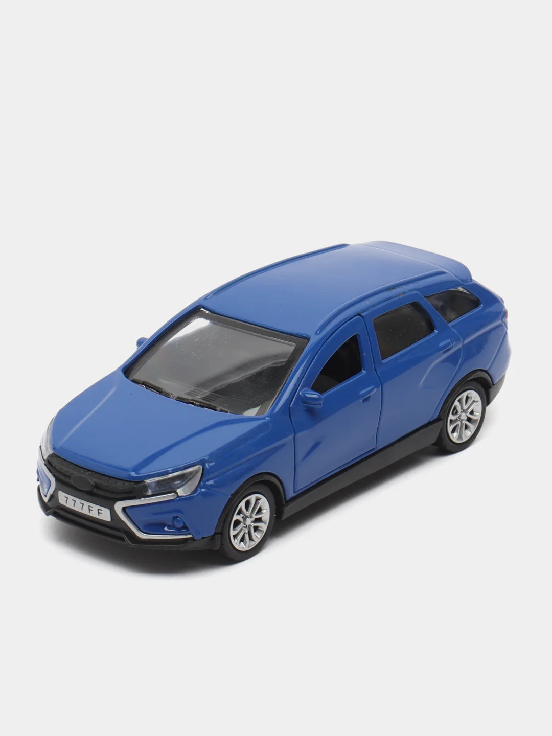 Синий металлическая коллекционная машинка LADA Vesta Cross
