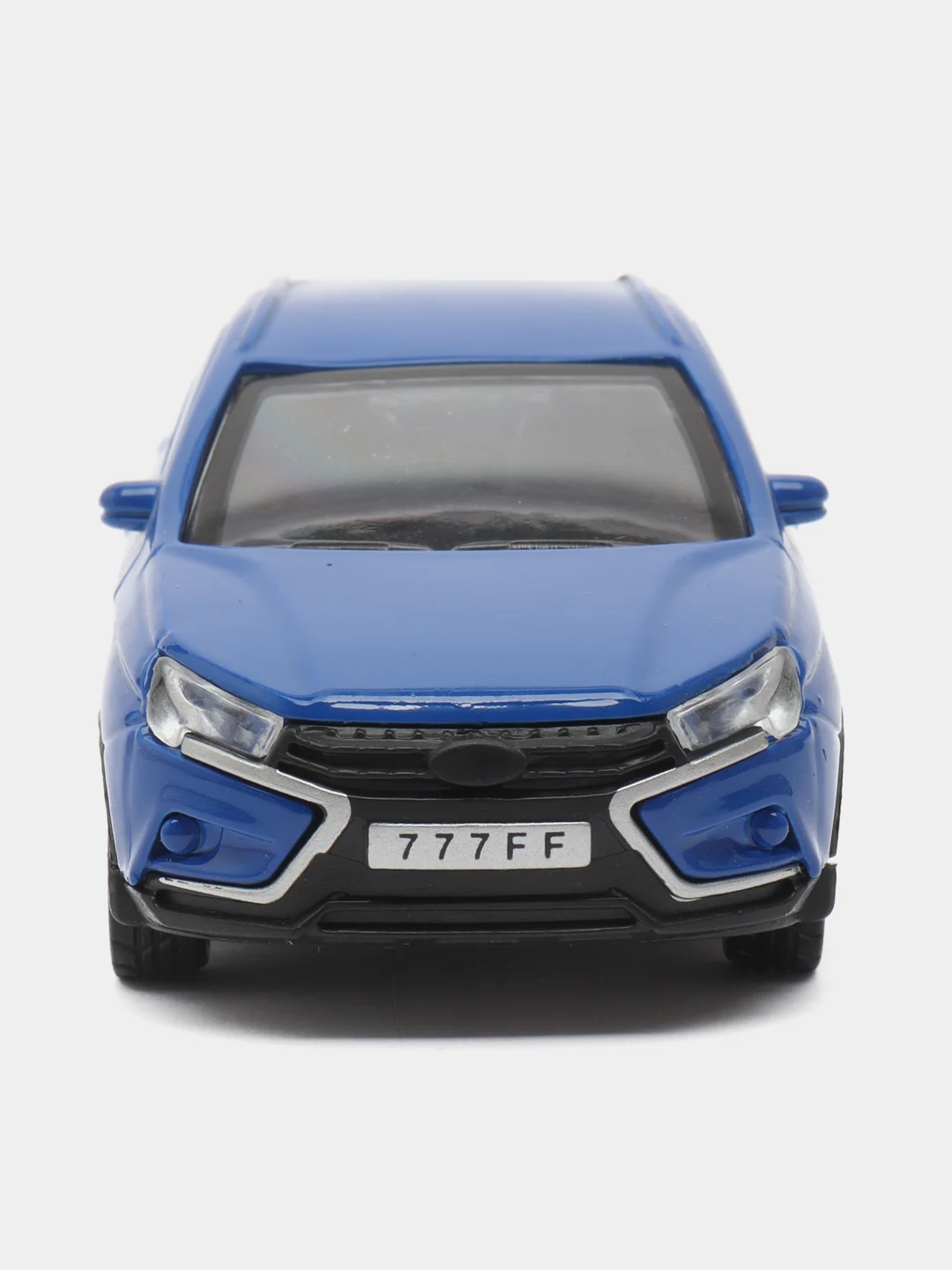 Синий металлическая коллекционная машинка LADA Vesta Cross