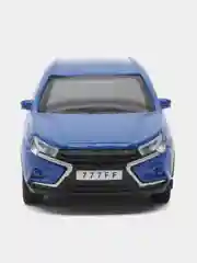 Синий металлическая коллекционная машинка LADA Vesta Cross