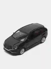 Черный металлическая коллекционная машинка LADA Vesta Cross