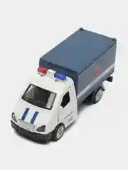 Белый металлическая коллекционная машинка ГАЗель грузовая