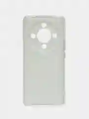 Приглушённый хаки силиконовый чехол на Honor X9B (Хонор X9B), прозрачный, с рисунком, защита камеры