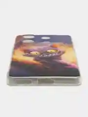 Индиго силиконовый чехол на Infinix Zero 30 5G (Инфиникс Зеро 30 5G), с рисунком, защита камеры