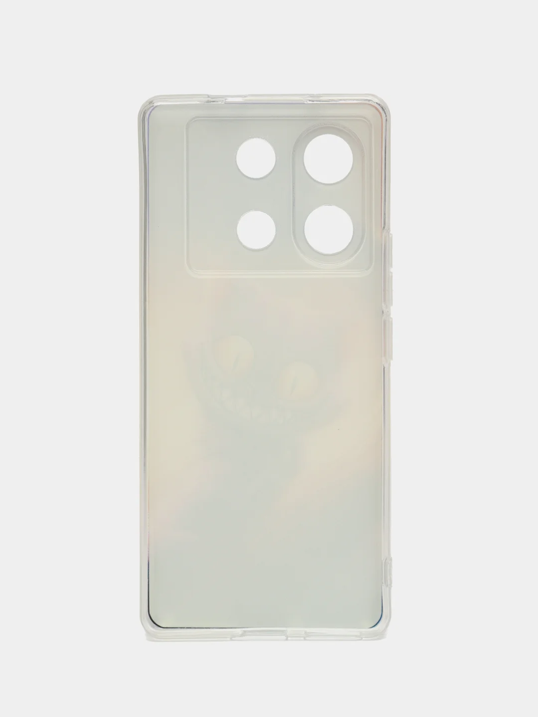 Индиго силиконовый чехол на Infinix Zero 30 5G (Инфиникс Зеро 30 5G), с рисунком, защита камеры