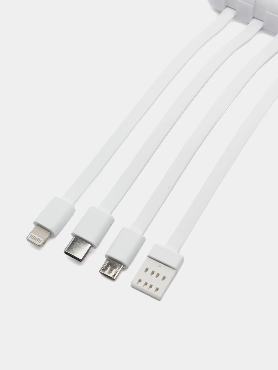 Белый power Bank (Повербанк) Р22, 10000 mAh