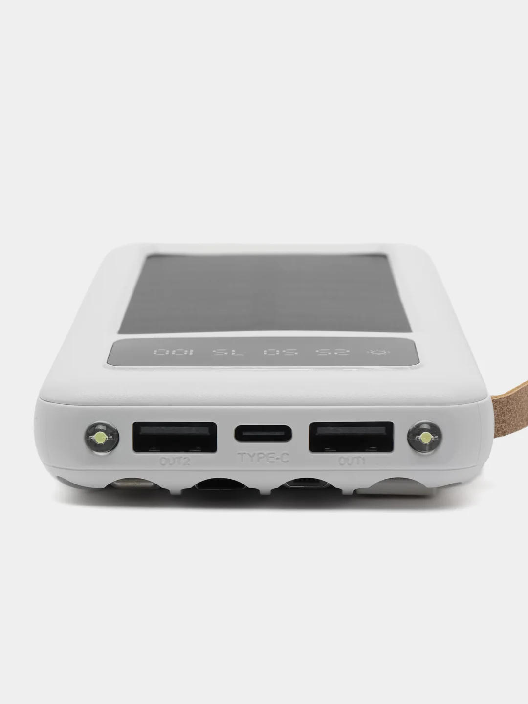 Белый power Bank (Повербанк) Р22, 10000 mAh