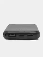 Черный power Bank беспроводная зарядка (Повербанк) Р16, 5000 mAh