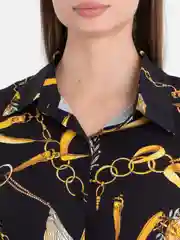 Хром блузка женская, рубашка  женская, Новый год