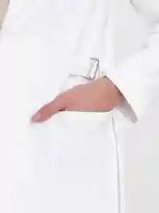 Белый пиджак женский с завязками хит 2024
