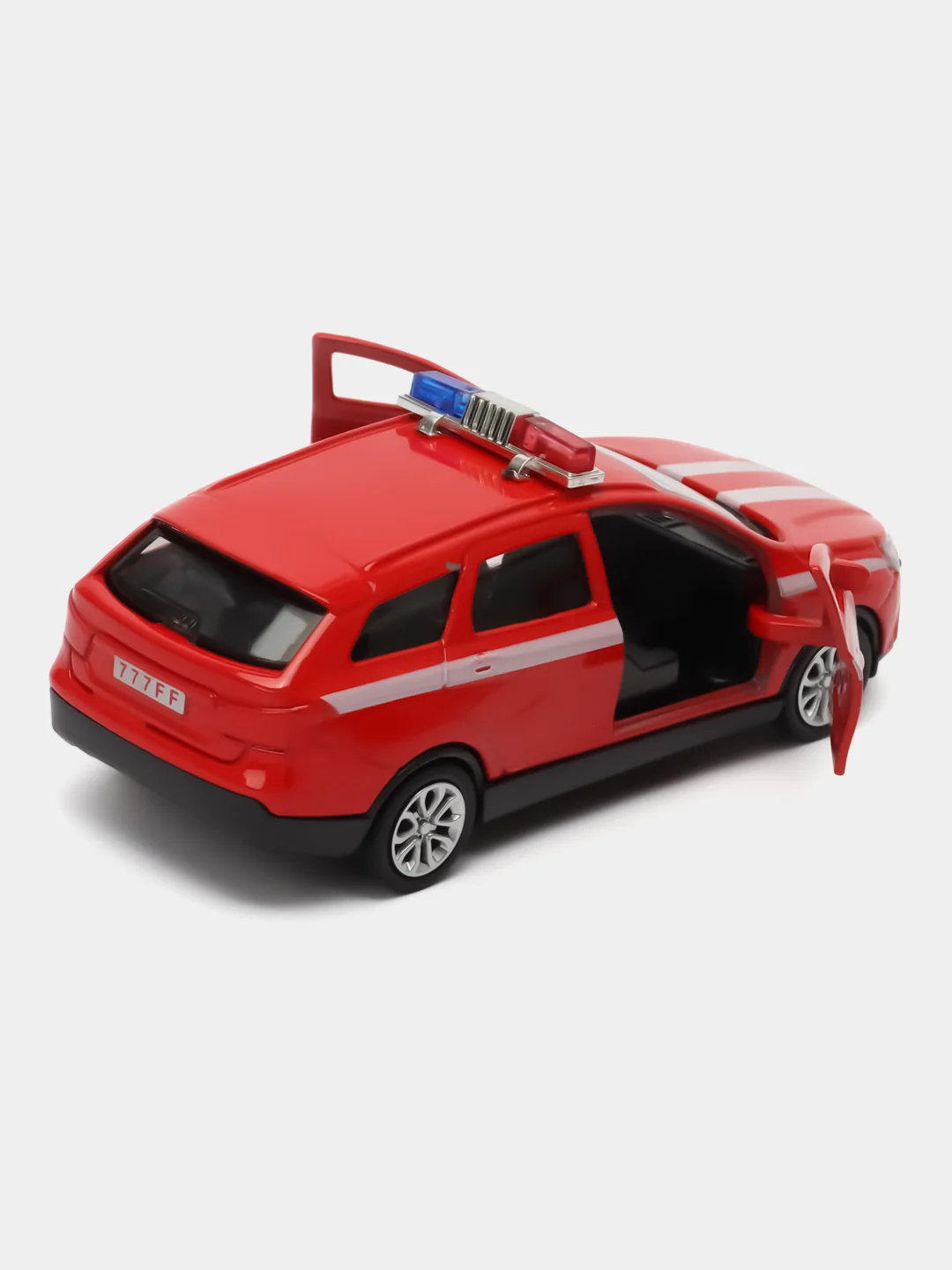 Красный металлическая коллекционная машинка LADA Vesta Cross