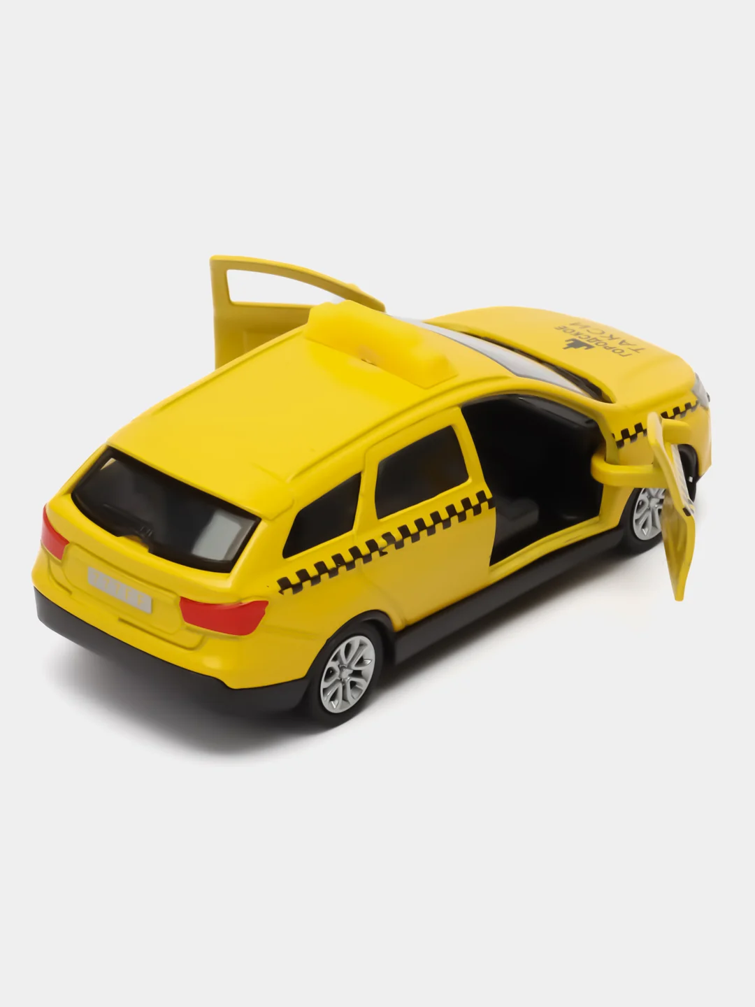 Желтый металлическая коллекционная машинка LADA Vesta Cross