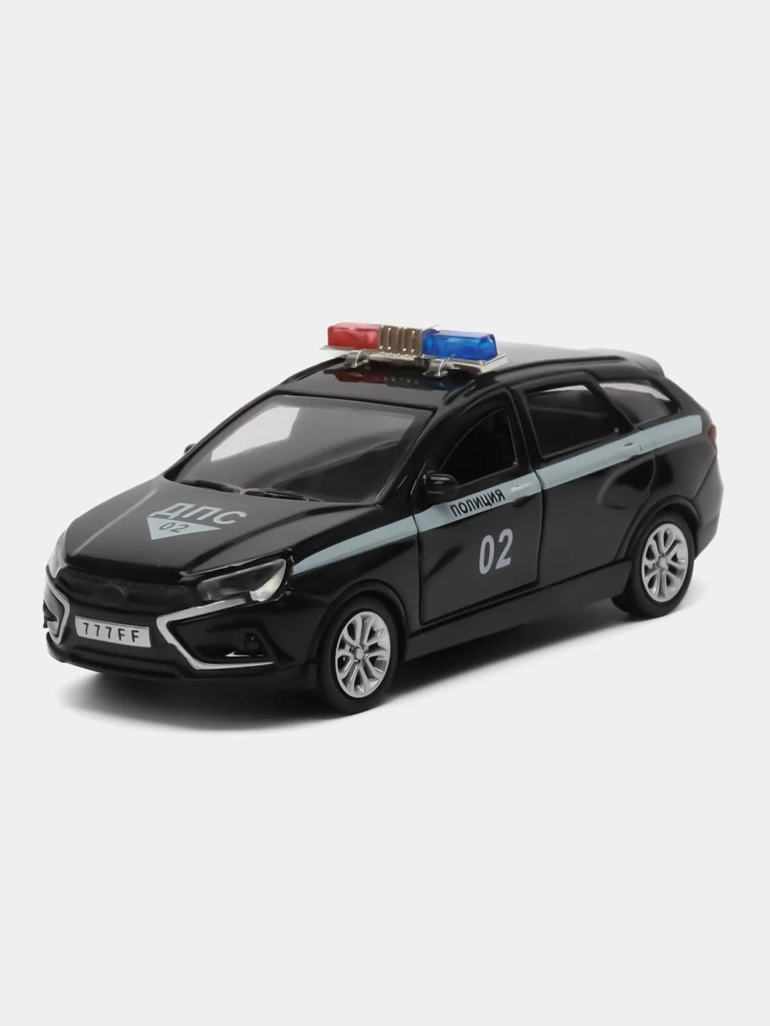 Черный металлическая коллекционная машинка LADA Vesta Cross