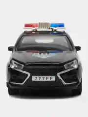 Черный металлическая коллекционная машинка LADA Vesta Cross