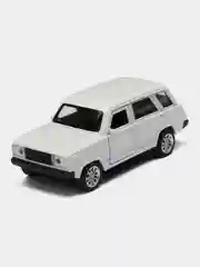 Белый металлическая коллекционная машинка LADA (ВАЗ) 2104