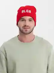 Алый шапка Алга