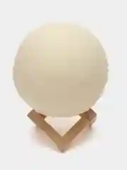 Белый ночник в форме луны