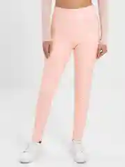 Конфетный лосины кожаные с начесом