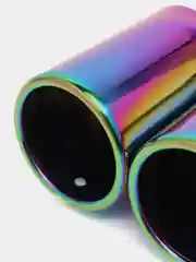 Индиго сдвоенная насадка на глушитель из нержавеющей стали